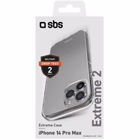 SBS Extreme X2 Dėklas iPhone 14 Pro Max skaidrus