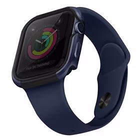 UNIQ dėklas Valencia Apple Watch Series 4/5/6/SE/SE3 40mm. mėlynas/atlantic blue
