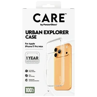 CARE by PanzerGlass Flagship Urban Explorer dėklas su permatomu rėmeliu iPhone 17 Pro Max - permatomas