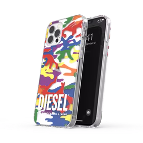 DIESEL Skaidrus dėklas PRIDE CAMO AOP IPHONE XR spalvotas