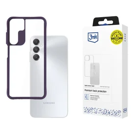 3mk Satin Armor dėklas telefonui violetinis Samsung Galaxy A15 5G - permatomas
