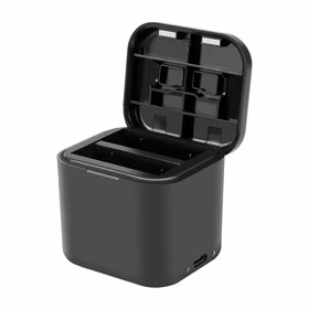 Įkroviklis + atminties kortelės dėklas PULUZ, skirtas Insta360 Ace / Ace Pro / Ace Pro 2