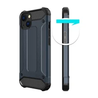 Hybrid Armor dėklas iPhone 14 šarvuotas hibridinis dangtelis mėlynas