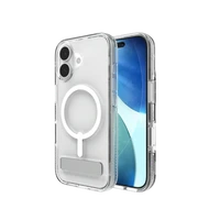 ZAGG Crystal Palace Snap KS MagSafe Dėklas with Stand iPhone 17 - Clear