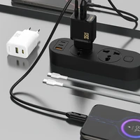 Dudao A27MaxCEU PD QC 35W USB-A USB-C Wall Įkroviklis with USB-C Laidas - Juodas