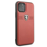 Ferrari FEOBAHCN58RE iPhone 11 Pro 5.8" raudonas/raudonas kietas dėklas Off Track Leather