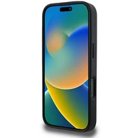 DKNY Languotas raštas magnetinis iPhone 16 Pro dėklas - juodas