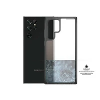 PanzerGlass HardCase antibakterinis karinio lygio sertifikuotas dėklas Samsung Galaxy S22 Ultra - permatomas