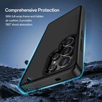 Rock Guard Touch Matte Series Dėklas telefonui Samsung Galaxy S25 Ultra juodas