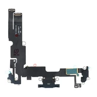 Įkrovimo lankstus USB IPHONE 14 Plus juodas (ištrauktas)