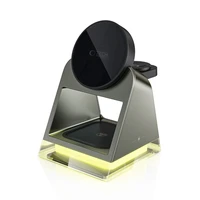 Tech-Protect QI15W-A43 3in1 belaidis įkroviklis su MagSafe Apple įrenginiams - juodas