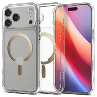 Spigen Ultra Hybrid Magnetinis dėklas telefonui iPhone 17 Pro Max - skaidrus auksinis