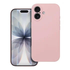Dėklas telefonui silikoninis 2mm IPHONE 17 sand pink rožinis