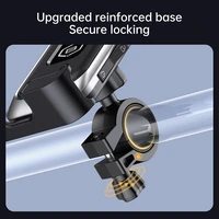 Blavec dviračio laikiklis BV-02 Velo vairui (BV02-HSB) sidabrinis-juodas