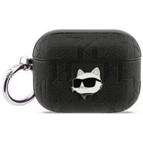 Karl Lagerfeld Monogram Choupette Head Dėklas for AirPods Pro 3 - juodas