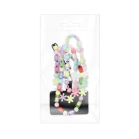 PIXIE telefoninis dirželis, telefono pakabukas / ilgis 68 cm (kilpoje 34 cm) / ant kaklo - žvaigždutės