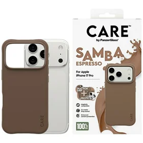 CARE by PanzerGlass Stilingas Samba Magnetinis dėklas telefonui iPhone 17 Pro - rudas
