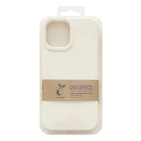 Dėklas telefonui Eco Case iPhone 14 Plus silikoninis biodegraduojantis dėklas - baltas
