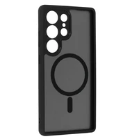 Pilnas matinės Mag dangtis telefonui Samsung Galaxy S25 Ultra - juodas
