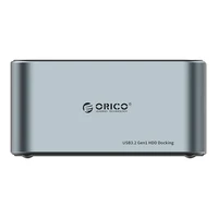 Orico prijungimo stotelė 2.5" / 3.5" HDD / SSD, 5Gbps, USB-C į USB-C/A su klonavimo funkcija (juoda)