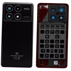 Galinis dangtelis Xiaomi Poco X6 Pro 5G Black originalus (service pack)