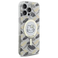 Hello Kitty IML Golden Leaves MagSafe dėklas telefonui iPhone 16 Pro Max - baltas