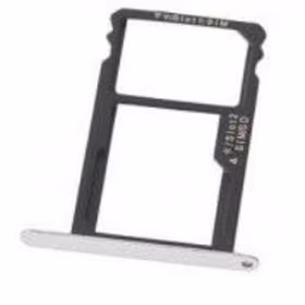 SIM kortelės laikiklis Huawei Honor 7 sidabrinis (baltas) originalus (service pack)