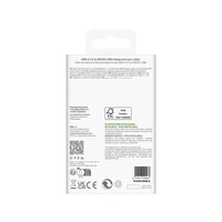 Puro TPE 12W USB-A - microUSB 1m kabelis - juodas