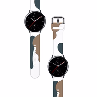 Moro dirželis Samsung Galaxy Watch 40 / 41 / 42 / 43 / 44 mm silikoninis laikrodžio dirželis su raštu 1