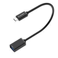 Wozinsky WOTGY1S USB-C 3.0 (vyriškas) - USB-A 3.0 (moteriškas) OTG adapteris - juodas