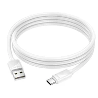 Kabelis USB-A į USB-C Hoco 3A 1 m X114 baltas
