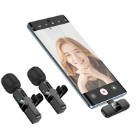 Mikrofonas Borofone BFK15 Lightning/USB-C juodas