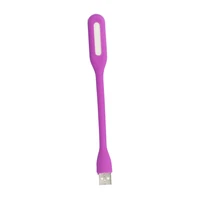 Mini LED lempa silikoninė USB violetinė