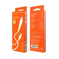 Borofone kabelis BX37 Wieldy – USB į Micro USB – 1 metras, baltas