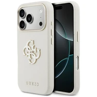 GUESS case for IPHONE 17 Pro GUHCP17L5PS4RGGE (PU FW Resin Logo) beige