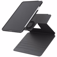 Uniq Rovus Snapmount Magnetinis 360 Sukamas Nuimamas dėklas iPad Air 11" 2024 / 2025 / iPad Air 10.9" 2020 / 2022 - pilkas