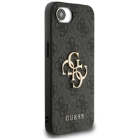 Guess 4G Big Logo dėklas iPhone 16e - Juodas