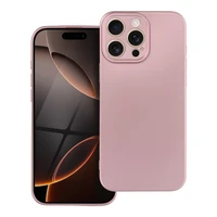 METALLIC dėklas telefonui IPHONE 16 Pro Max rožinis