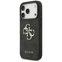 Guess 4G Strap 4G Classic Logo dėklas telefonui iPhone 17 Pro - juoda