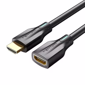 HDMI 2.1 prailginimo kabelis "Vention AHBBG", 1,5 m, 8K 60 Hz / 4K 120 Hz (juodas)