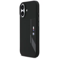 BMW M Silicon Vertical Logo MagSafe deklas iPhone 17 - juodas