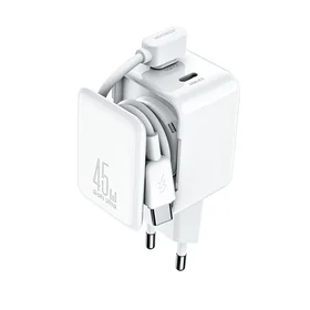 Įkroviklis Joyroom JR-TCL05 45W 2xUSB-C baltas