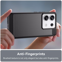 Anglies dėklas telefonui Xiaomi Redmi Note 13 Pro+ - juodas