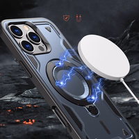 Hybrid Armor Trendy dėklas telefonui su MagSafe iPhone 16 Pro Max - mėlynas