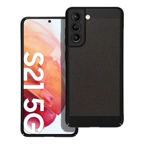 BREEZY dėklas telefonui SAMSUNG S21 FE juodas
