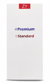 Ekranas Apple iPhone 6 su lietimui jautriu stikliuku juodas ZY Premium