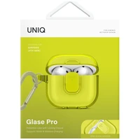 Uniq Glase Pro dėklas AirPods 4 - geltonas