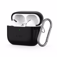 Tech-Protect silikoninis kabliuko dėklas Apple AirPods Pro 1 / 2 - juodas