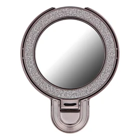 Telefono stovas CIRCLE MIRROR – lipnus – juodas