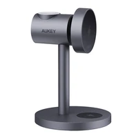 Belaidis įkroviklis "MagFusion 3 in 1 Aukey LC-MC311", 15W Qi2 (pilkas)
